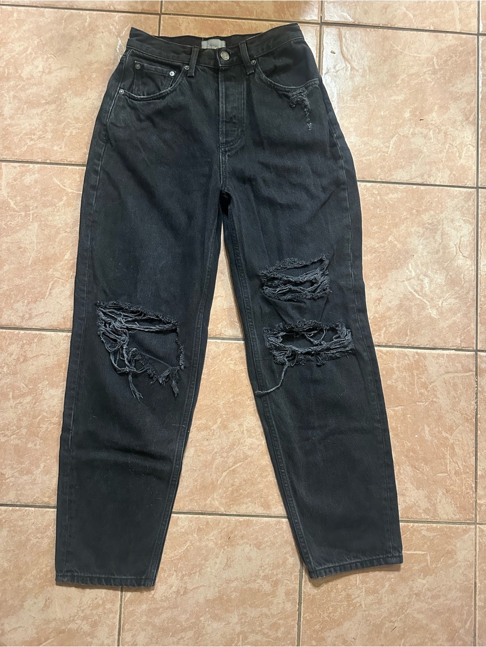 Boyish Black High-Rise Jeans